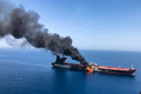 انگلیس: پهپاد ایرانی عامل حمله به نفتکش اسرائیلی است / تهران: تکذیب می‌کنیم