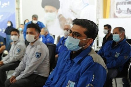 واکسیناسیون کارکنان سایت مرکزی ایران‌خودرو تمام شد