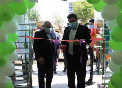 باجه بانک مهر ایران در تاکستان افتتاح شد